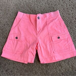 Lee brand size 4  Ladies' Cargo Pocket bright Pink Shorts